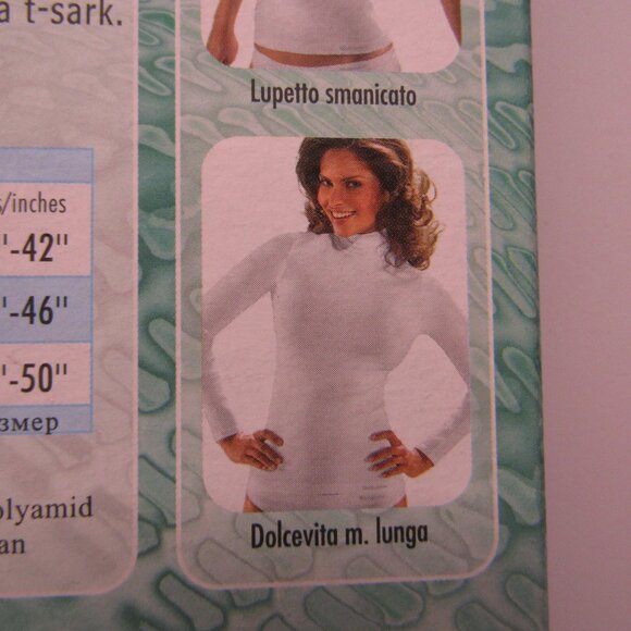 BELLISSIMA Made in Italy Black Turtleneck Shirt Pullover---M/L--BNIB. - Picture 5 of 6